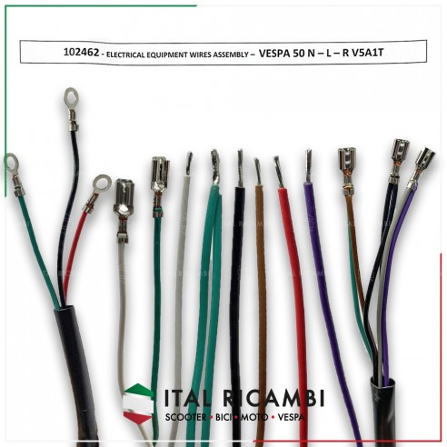IMPIANTO ELETTRICO CABLAGGIO VESPA 50...