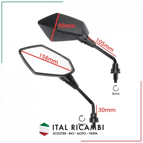 SPECCHIETTO RETROVISORE SINISTRO...