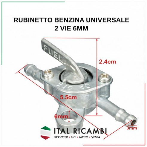 RUBINETTO BENZINA A DUE VIE...