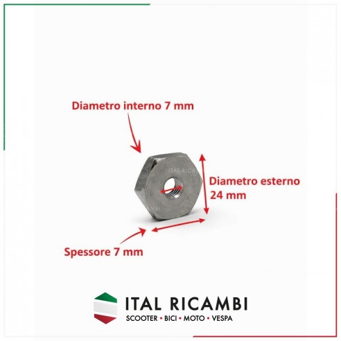 DADO FISSAGGIO VARIATORE ESAGONALE...