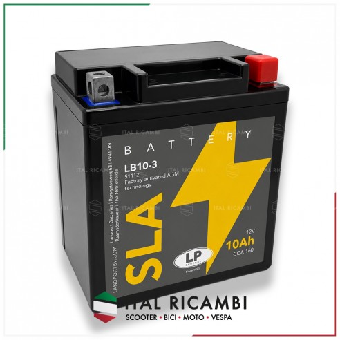BATTERIA SCOOTER YB10LB 12V 10AH SLA...