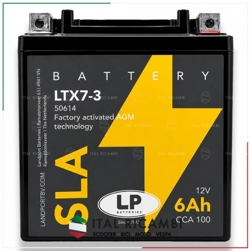 BATTERIA SCOOTER SLA YTX7LBS LTX73...