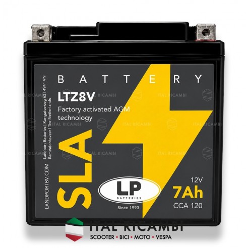 BATTERIA MOTO LTZ8V YTZ8V SLA PRONTA...