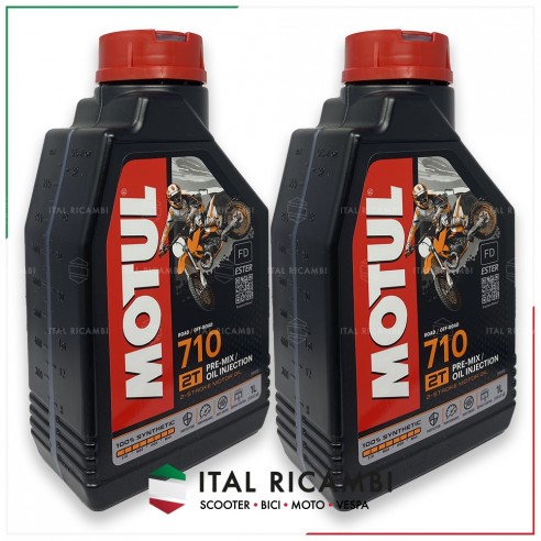 2 LITRI OLIO MOTUL 710 2T 2 TEMPI...