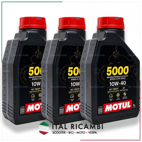 3 LITRI OLIO MOTUL 4T 5000 10W-40...
