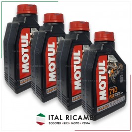 4 LITRI OLIO MOTUL 710 2T 2...