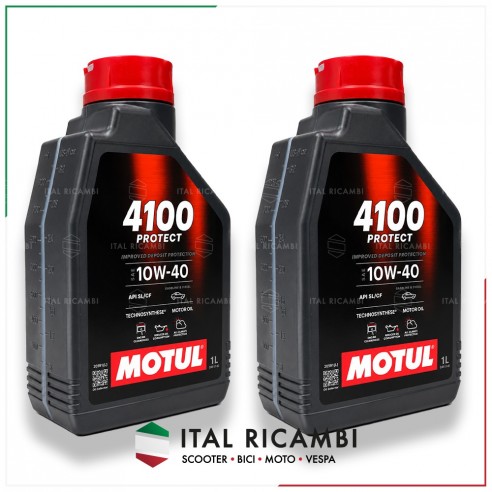 KIT 2 LITRI OLIO MOTUL 4100 PROTECT...