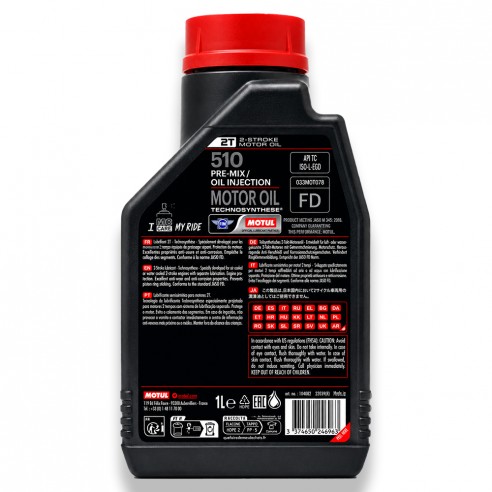 2 LITRI OLIO MOTUL 510 2T MISCELA...