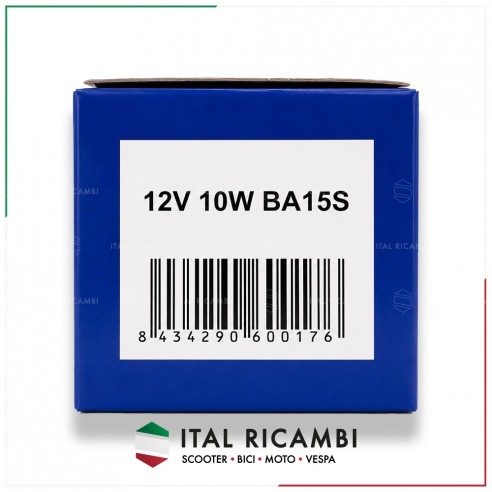 LAMPADA A PALLA SFERA 12V 10W BA15S