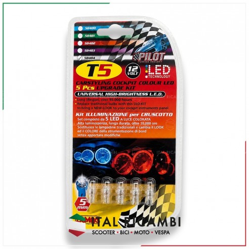 LAMPADA LED T5 CRUSCOTTO BIANCO LAMPA...