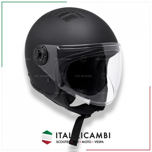 CASCO DEMI JET VISIERA LUNGA...
