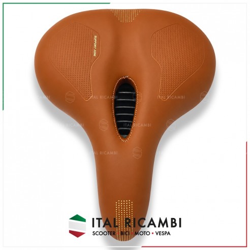 SELLA BICICLETTA MARRONE ANTIPROSTATA...