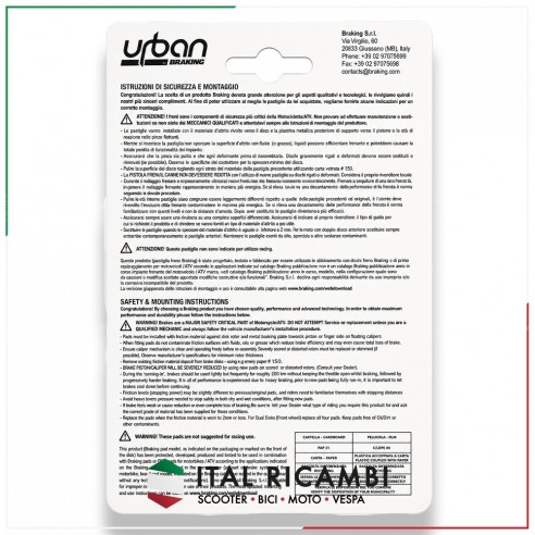 PASTIGLIE FRENO PER KYMCO AK 550 ABS...