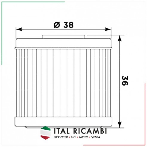 FILTRO OLIO MEIWA HF 116 CRF 250...