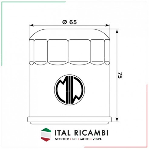 FILTRO OLIO MEIWA HF156 COMPATIBILE...