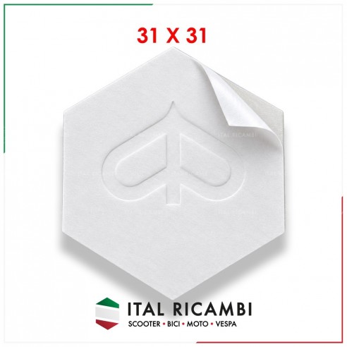 KIT TARGHETTA SCUDETTO LOGO PIAGGIO...