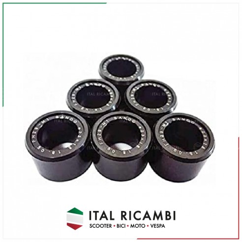 KIT RULLI MASSETTE 20 G 6 PZ HONDA SH...