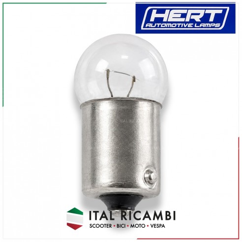 LAMPADA A PALLA BIANCA 6V 5W HERT