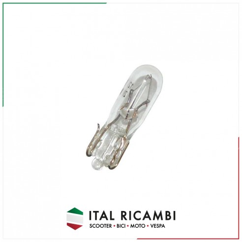 LAMPADA CRUSCOTTO TUTTO VETRO 12V 1,2 W