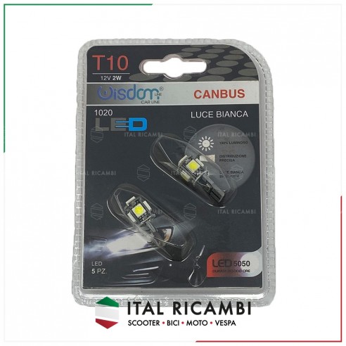 LAMPADA LED T10 12 V 5 LED